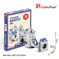 在飛比找誠品線上優惠-CubicFun 3D立體拼圖/ 倫敦塔橋/ S3010h