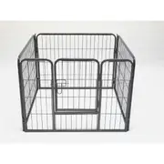 YES4PETS 4 Panels 60 cm Heavy Duty Pet Dog Puppy Cat Rabbit Exercise Playpen Fence Extension