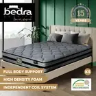 Bedra King Single Mattress Bed Mattress 3D Mesh Fabric Firm Foam Spring 22cm