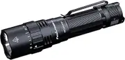 Fenix PD40R V3.0 Rotary Switch 3000 Lumen Rechargeable Torch | High-Performance LED Flashlight | USB-C Charging IP68 Waterproof Dustproof Torch - Compact Design for Camping, Hunting, Searching - Black