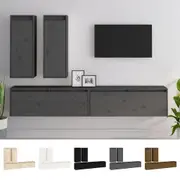 4x Solid Wood Pine TV Cabinets TV Stand Unit Furniture Multi Colours vidaXL