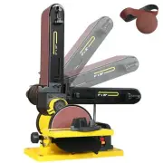 4.3A Belt Sander, 4 x 36 in. Belt & 6 in. Disc Sander, Double Dust Exhaust Po...