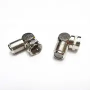 4pcs F male to RF female 9.5 female cable TV set top box conversion adapter F-JK