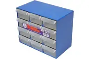 1H050 12 Drawer Storage Cabinet Spart Parts - Fischer Plastic