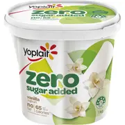 Yoplait Forme Zero No Added Sugar Yoghurt French Vanilla 1Kg