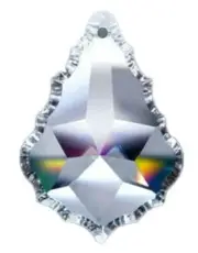 Asfour Crystals Wholesale 3.5Inch(89x62)mm #911, Clear Prism Hanging Suncatcher