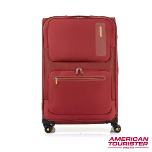 【AMERICAN TOURISTER 美國旅行者】30吋Maxwell 可擴充極輕量布面軟殼行李箱/布箱(多色可選)