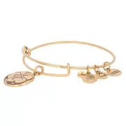 NEW Alex and Ani "Because I Love You" Stepmom Bracelet - Gold Toned Adjustable