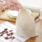 Tea Coffee Food Colander Cotton Filter Bag Nut Milk Wine Strainer Strainer Mesh