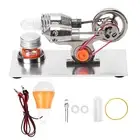 Hot Air Stirling Engine Motor Miniature Steam Power Physics Toy Lab Model