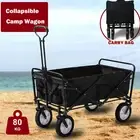 Foldable Collapsible Wagon Cart Garden Beach Outdoor Shopping Trolley Camping