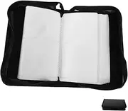 ABOOFAN Portable Large Capacity CD DVD Storage Organizer Bag Stylish Design with Protective Lining for Home and Car Use Neat Arrangement with Professional Dividers Holds Up to Discs