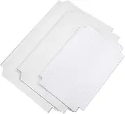 FUNNETOYU 30Pcs Transparent Self Adhesive Book Cover PP Material for School Exercise Books Protective Film for Students