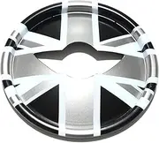 Tianwu05 Fit for M-i-n-i One C-o-o-p-e-r S JCW F54 F55 F56 F57 F60 Car Interior Accessories Steering Wheel Center Sticker Decoration(Grey Jack,2015-2019_F56)