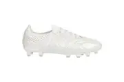 Kelme Mens Kanga Sr Firm Ground Premium Kangaroo Leather Football Soccer Boots (White)