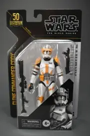 CLONE COMMANDER CODY - STAR WARS 6" BLACK ARCHIVE SERIES - NEW / UNOPENED