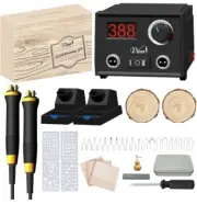 Viiart Professional Pyrography Tool Kit 60W Upgraded Wood Burning 20 Pieces