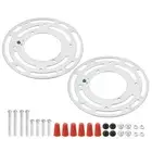 4 Inch Light Fixture Mounting Bracket 2set Ceiling Light Plate Wall Crossbar