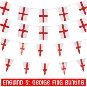 10M England Flag Bunting St George Flag Banner Football EURO 2024 Sports Events