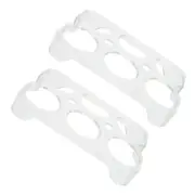 2 Pcs Egg Rack Holder Tray Container for Refrigerator Fridge Containers