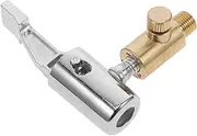 NOLITOY Portable Air Pump Connector Locking Tire Chuck Metal Inflator Nozzle Adapter Leakproof Universal Fit for Air Compressors Easy to Carry
