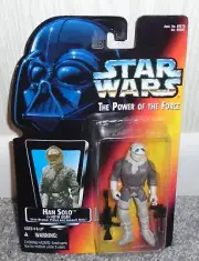 STAR WARS Power of the Force Han Solo in Hoth Gear 3.75" Action Figure 1995 VTG