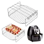 Steel Air Fryer Accessories Baking Dishes Air Fryer Rack Grill Rack Tray Rack