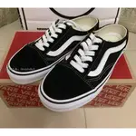 正品范斯VANS OLD SKOOL MULE黑 懶人鞋 一腳蹬 休閒鞋 男女款 VN0A3MUS6BT