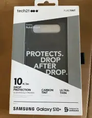 Tech21 Pure Tint Ultra Thin Case For Samsung Galaxy S10+ - Carbon