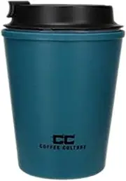 Coffee Culture Eco Double Wall Reusable Travel Cup, 350 ml, Prussian Blue