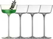 Cocktail Coupe Glasses, Set of 4, 5.3 Oz Martini Glasses for Manhattan, Cosmopolitan,Martini