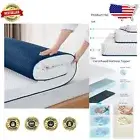 3-Inch Twin XL Cooling Gel-Infused Memory Foam Mattress Topper with Tencel Cover