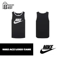 在飛比找Yahoo!奇摩拍賣優惠-【QUEST】NIKE ACE LOGO TANK 字體 黑