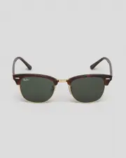 [Ray-Ban] Ray-Ban Men's Clubmaster Sunglasses in Tortoise One Size Tortoise