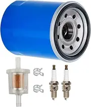 HIFROM 15400-PLM-A02 Oil Filter with Spark Plug Fuel Filter Tune Up Kit Replacement for Honda GXV340, GXV390, GXV520, GXV530 Engine