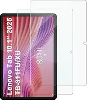 USTIYA Protective Glass Film for Lenovo Tab 10.1“ 2025 TB-311FU/XU Screen Protector Tempered Glass 2 Pack