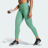 在飛比找momo購物網優惠-【adidas 愛迪達】長褲 女款 運動褲 緊身褲 綠 IT
