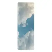 Light Blue Sky Rubber Yoga Mat