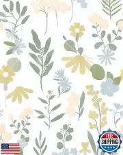 Adhesive Shelf Liner,Floral Contact Paper for Cabinets,Vinyl Film Decorative
