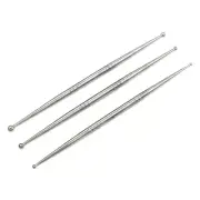 3x Double Head Clay Carving Tool Stainless Steel Sculpture Pottery Model Too. CR