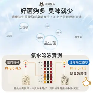 【汪喵星球-活性炭益生菌豆腐砂7L 可沖馬桶】低塵豆腐貓砂 豆腐砂 豆腐 貓沙 貓砂 貓砂 礦砂 貓用 除臭貓砂 貓用品