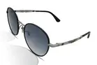 Police Men's Sunglasses SPLE07N Origins Nineties 1 0E70 Palladium/Smoke Gradient
