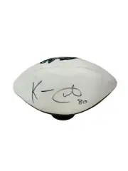KEVIN CURTIS PHILADELPHIA EAGLES SIGNED WHITE PANEL WILSON FOOTBALL COA