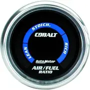 Autometer Gauge, Cobalt, AIR/FUEL RATIO-NARROWBAND, 2 1/16 in., LEAN-RICH, LED ARRAY,
