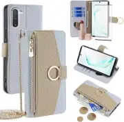 Phone Case for Samsung Galaxy Note 10 5G Wallet Cover with Screen Protector