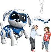 Smart Robot Dog | Programmable Smart Walking Puppy | Programmable Walking Puppy | Remote Control Dog | Interactive Robotic Dog for Kids, Birthday, Indorr, Outdoor