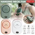 Portable Neck Fan USB Rechargeable Desk Fan Mini Cooling Fan Travel Hanging NW