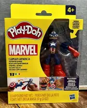 Play-Doh Marvel Captain America Playset Bendy Action Figure