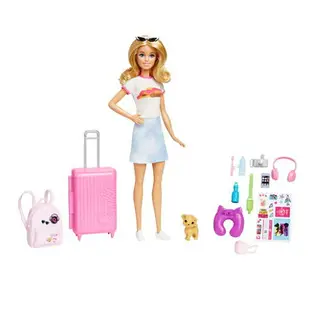 Barbie新芭比旅行套裝 多種配件 娃娃 小孩玩具【愛買】