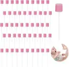 50 Pcs Mouth Swabs for End of Life Care, Mouth Sponges on Stick for Hydration, O